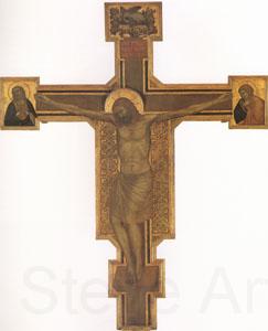 studio of giotto Crucifix with the Virgin (mk05) Spain oil painting art